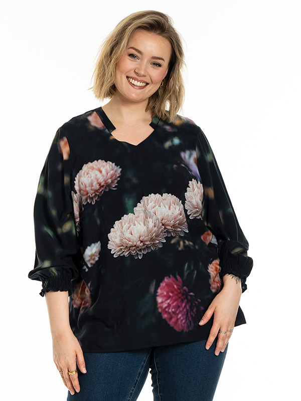 GKETTY - Plus Size Bluse fra Gozzip