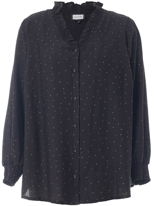 GMARIANNE - Plus Size Bluse fra Gozzip