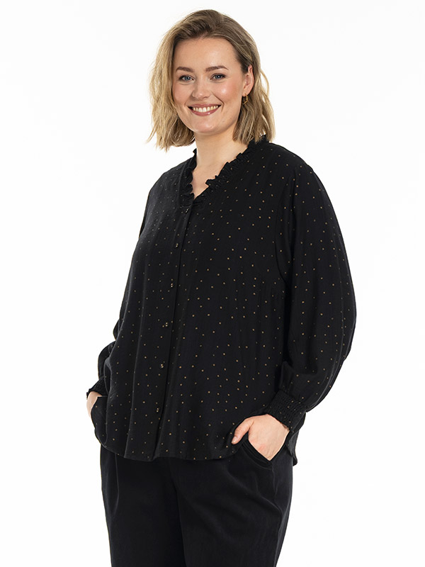 GMARIANNE - Plus Size Bluse fra Gozzip