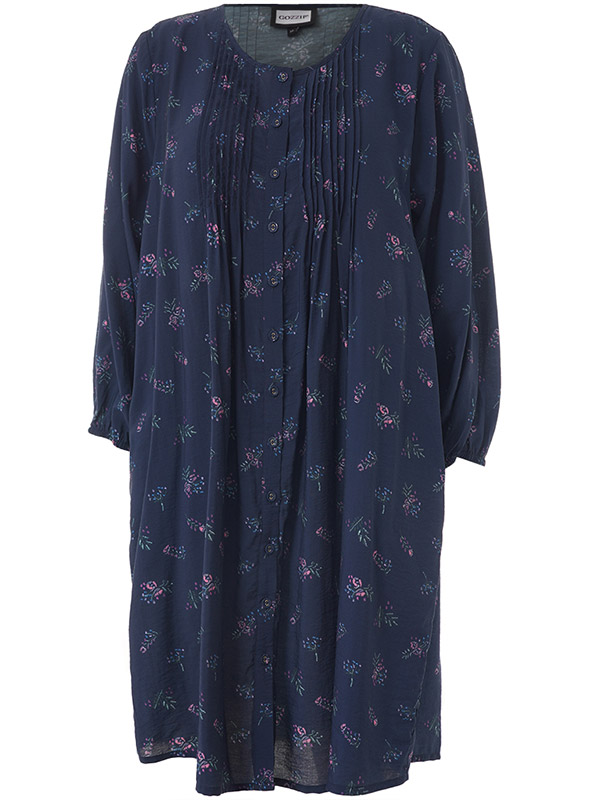 GJOHANNE - Plus Size Tunika fra Gozzip