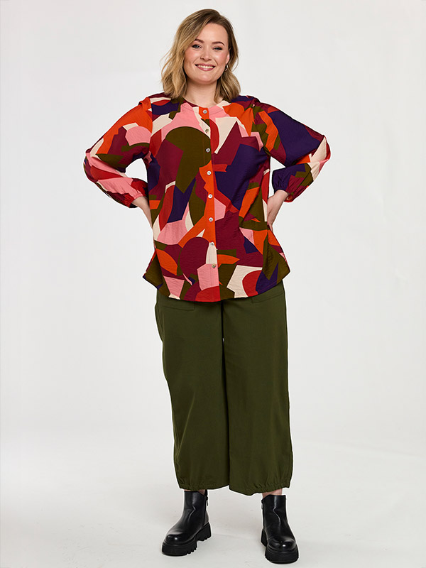 GNOVA - Plus Size Skjorte fra Gozzip