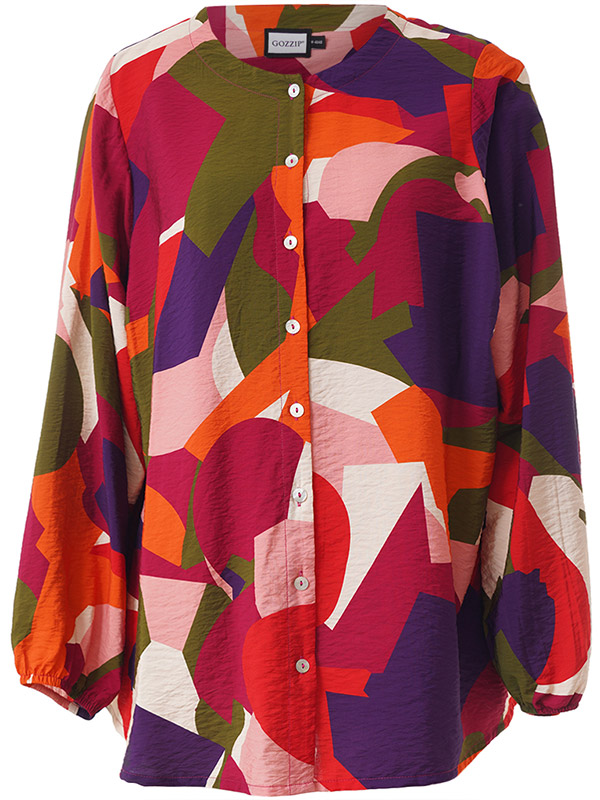 GNOVA - Plus Size Skjorte fra Gozzip
