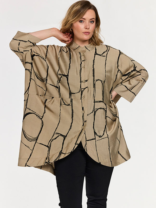 GSILJE - Plus Size Cardigan fra Gozzip