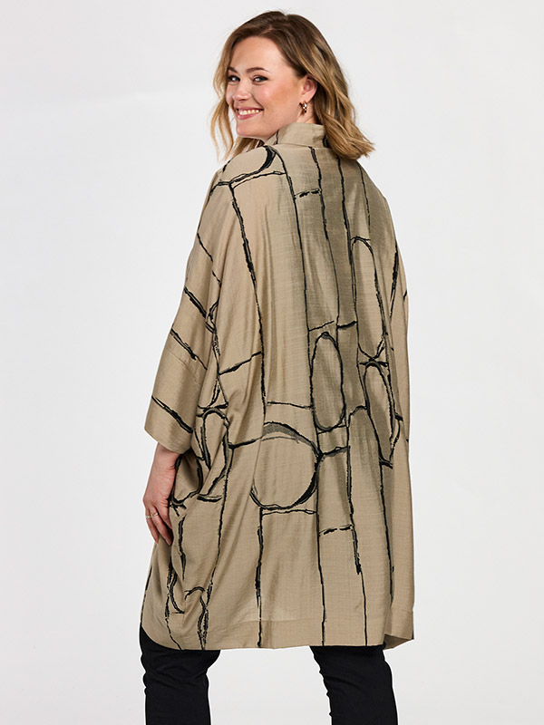 GSILJE - Plus Size Cardigan fra Gozzip