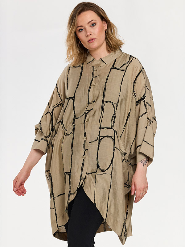 GSILJE - Plus Size Cardigan fra Gozzip