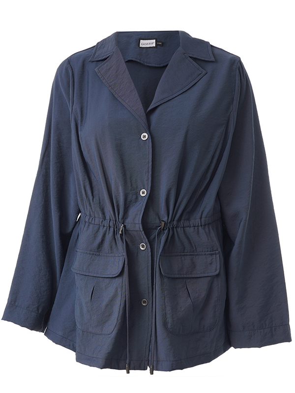 GMELLA - Plus Size Jakke fra Gozzip