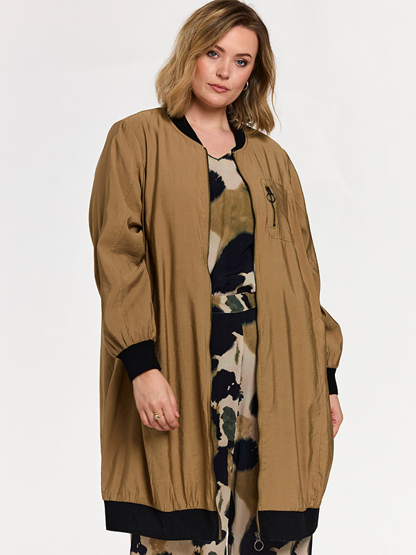 GELLINOR - Plus Size Cardigan fra Gozzip