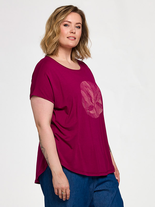 GGITTE - Plus Size T-shirt fra Gozzip