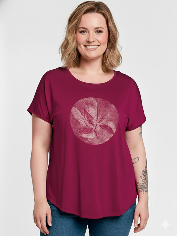 GGITTE - Plus Size T-shirt fra Gozzip