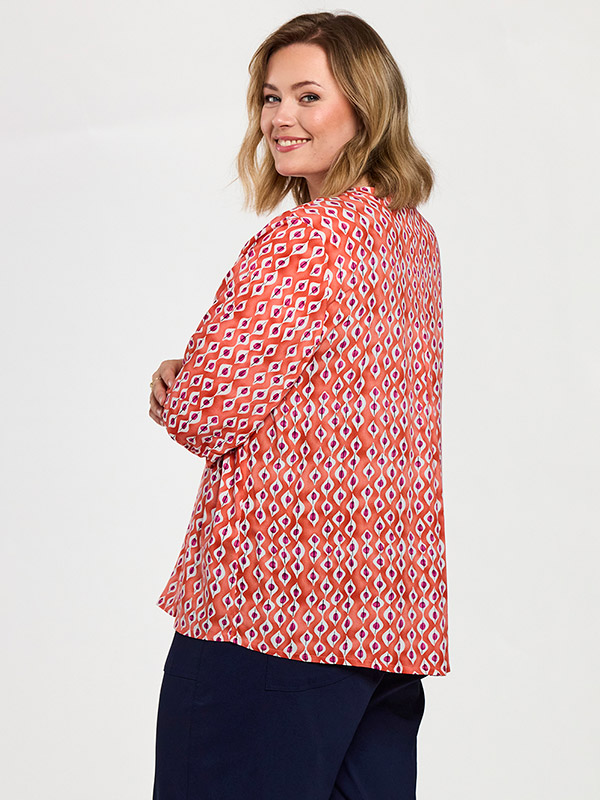 GANNAH - Plus Size Bluse fra Gozzip