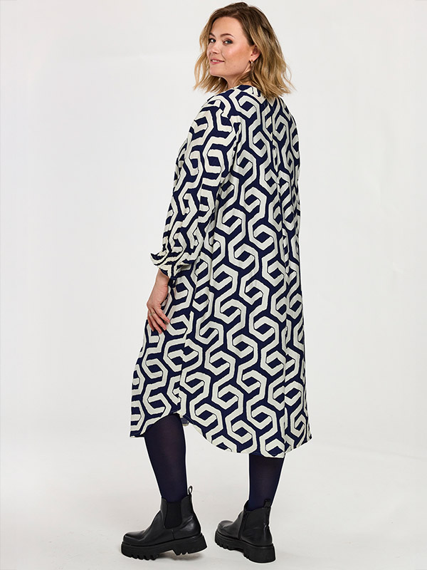 GVALDIS - Plus Size Kjole fra Gozzip