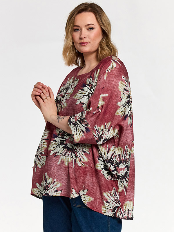 GELISSA - Plus Size Bluse fra Gozzip