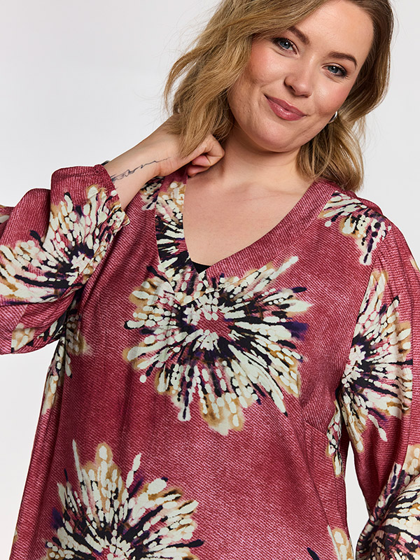 GMALENE - Plus Size Kjole fra Gozzip