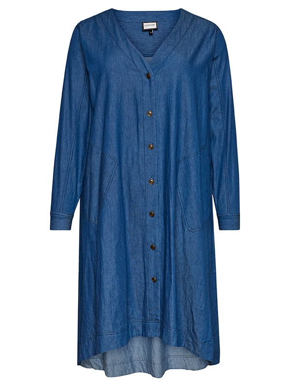 GNELLIE - Plus Size Kjole fra Gozzip