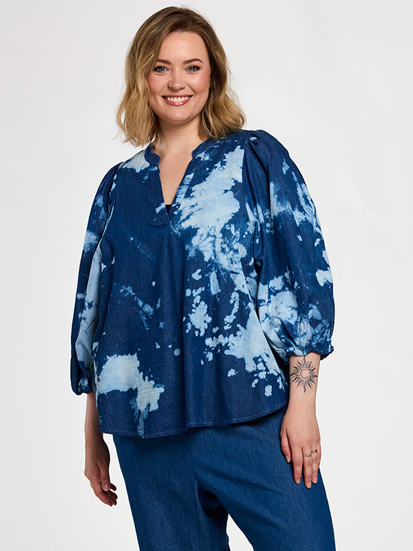 GVILDE - Plus Size Bluse fra Gozzip