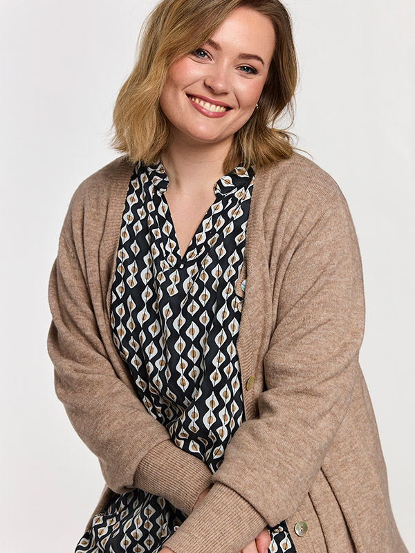 GSALLY - Plus Size Cardigan fra Gozzip