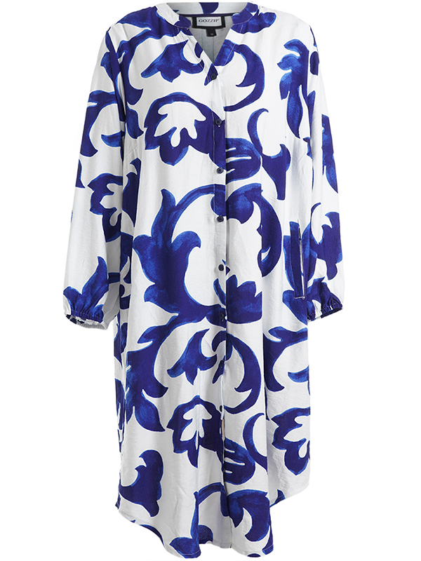 GANJA - Plus Size Kjole fra Gozzip