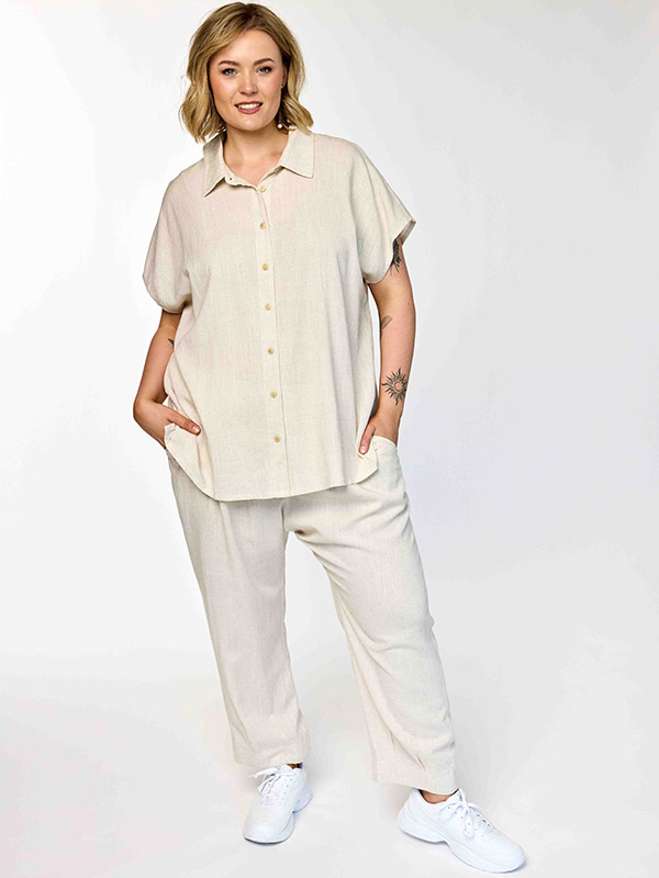 GKAISA - Plus Size Skjorte fra Gozzip