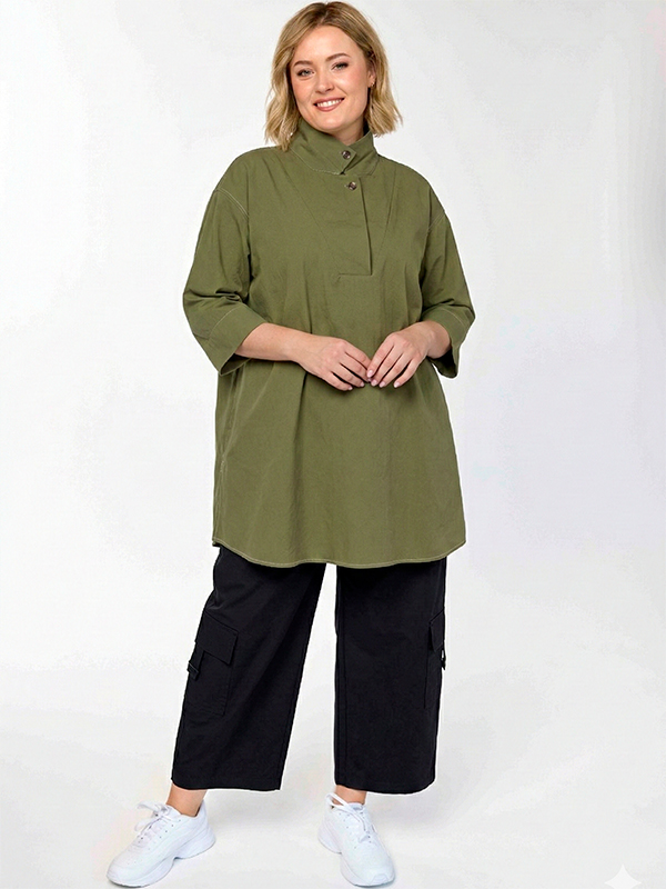 GPAULINE - Plus Size Tunika fra Gozzip