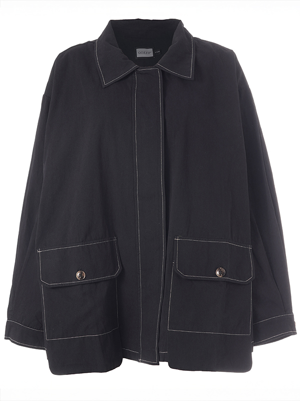 GPERNILLE - Plus Size Jakke fra Gozzip