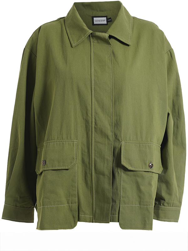 GPERNILLE - Plus Size Jakke fra Gozzip