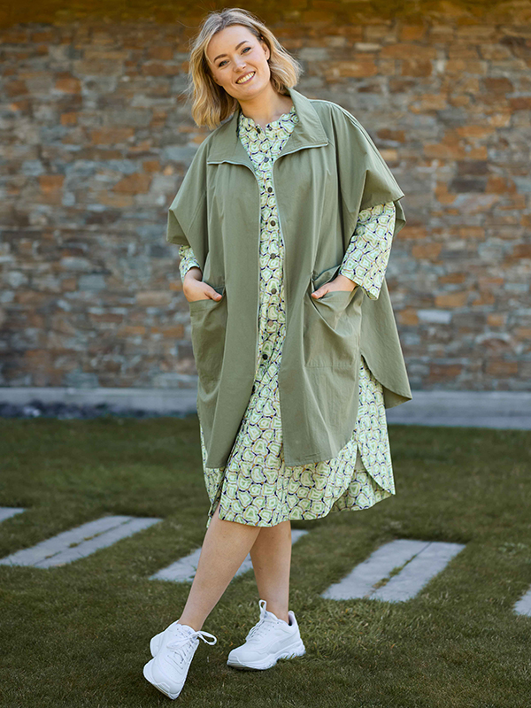 GTHIT - Plus Size Jakke fra Gozzip