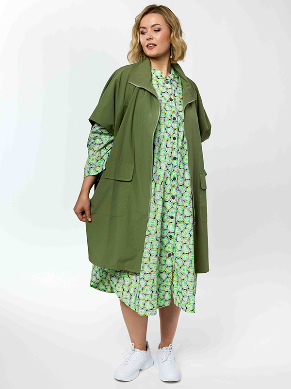 GTHIT - Plus Size Jakke fra Gozzip