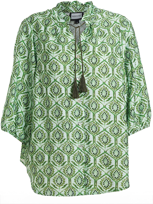 GTRINE - Plus Size Bluse fra Gozzip
