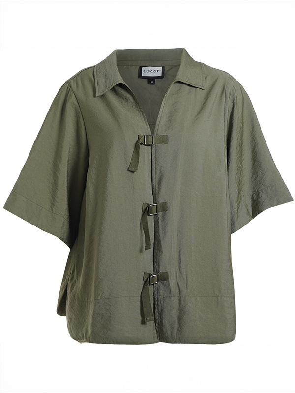 GYRSA - Plus Size Bluse fra Gozzip