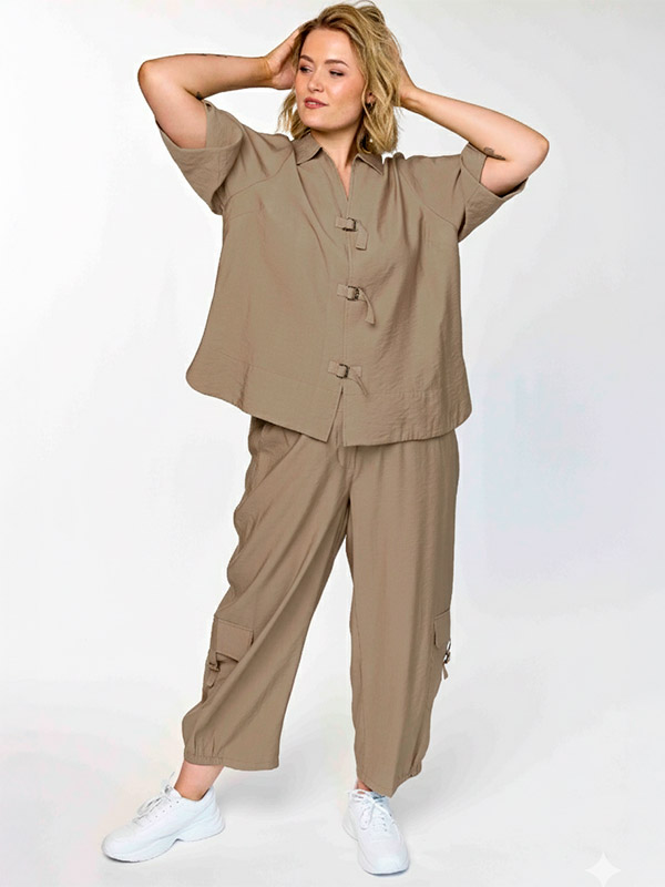 GLILLI - Plus Size Bukser fra Gozzip