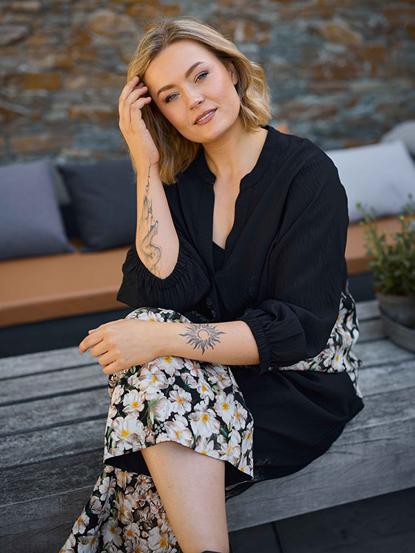 GGRETHE - Plus Size Bluse fra Gozzip