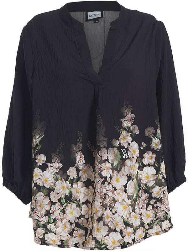GGRETHE - Plus Size Bluse fra Gozzip