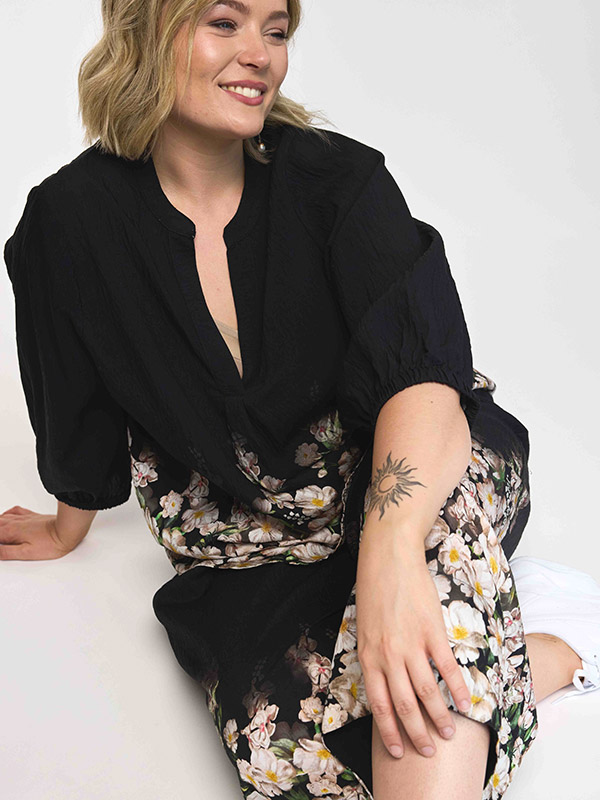 GGRETHE - Plus Size Bluse fra Gozzip