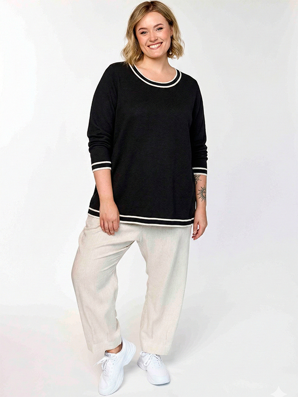 GSIGRID - Plus Size Genser fra Gozzip