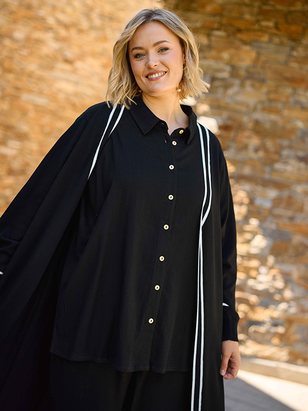 GKAJSA - Plus Size Cardigan fra Gozzip