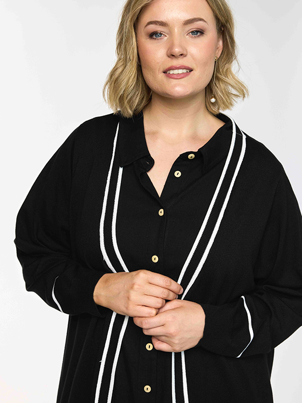 GKAJSA - Plus Size Cardigan fra Gozzip