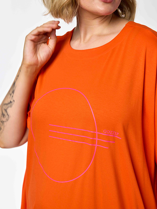 GLIS - Plus Size Kjole fra Gozzip