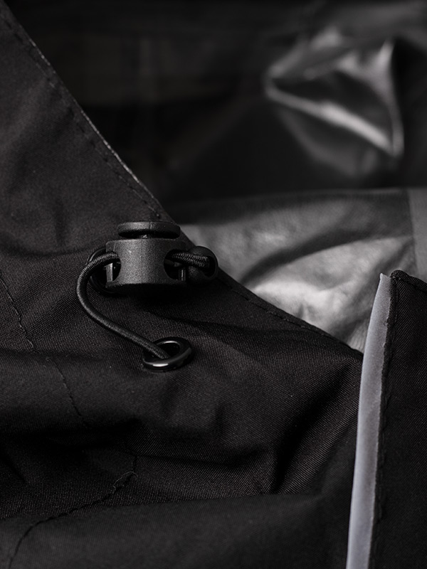 RAIN - Plus Size Poncho fra Gozzip Black