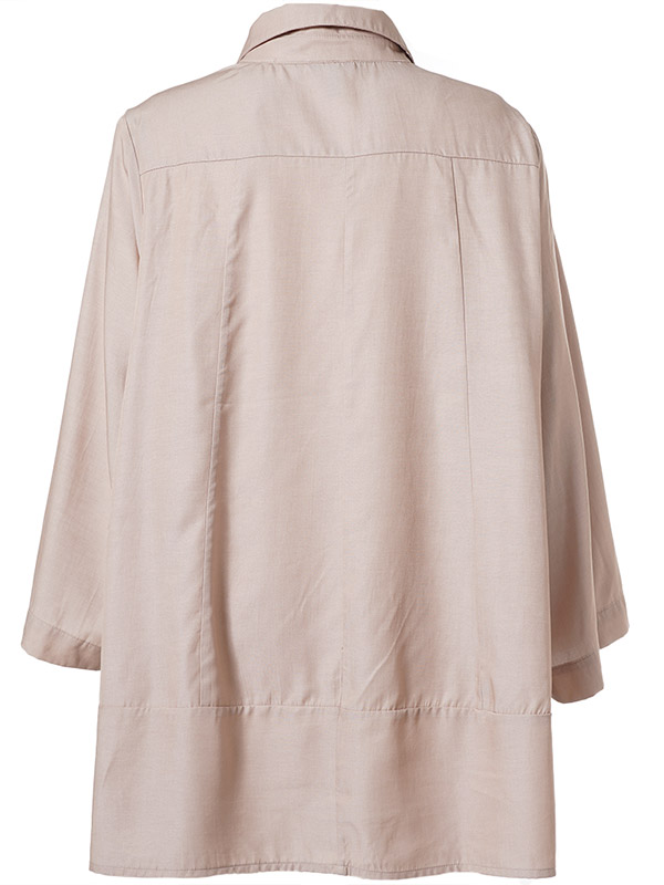 GRUNA - Plus Size Skjorte fra Gozzip Black