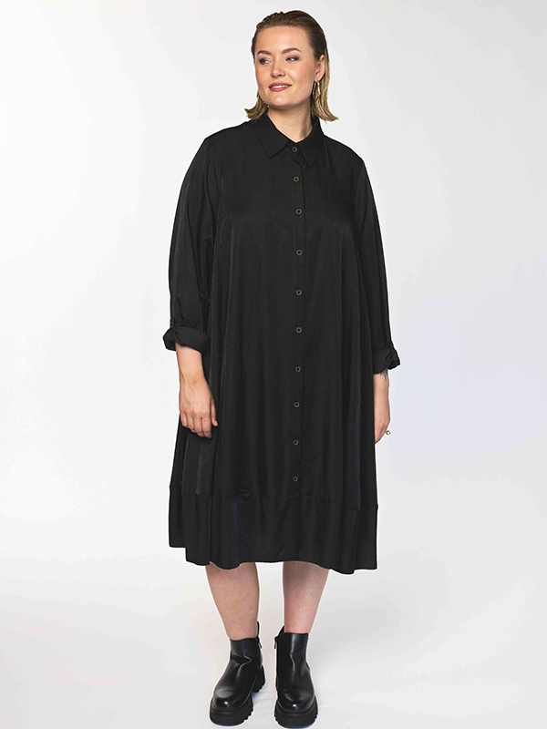 GSABINE - Plus Size Tunika fra Gozzip Black