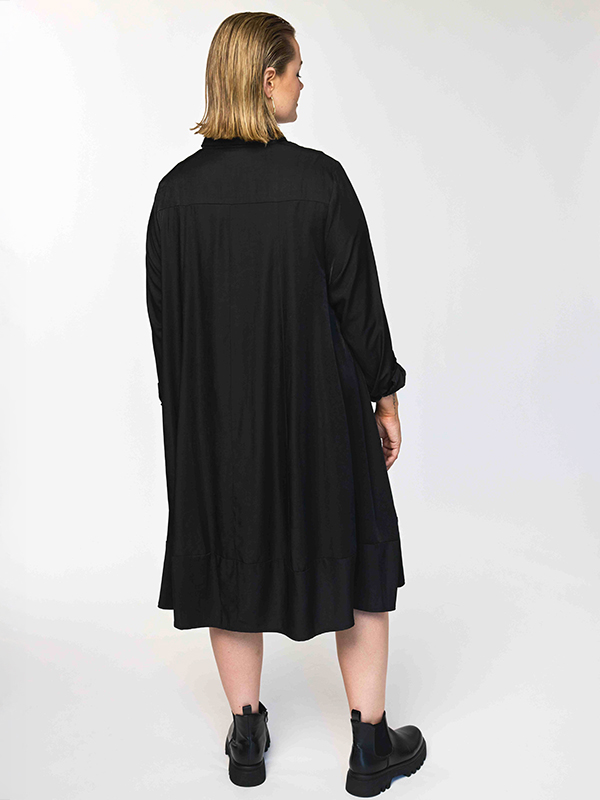 GSABINE - Plus Size Tunika fra Gozzip Black