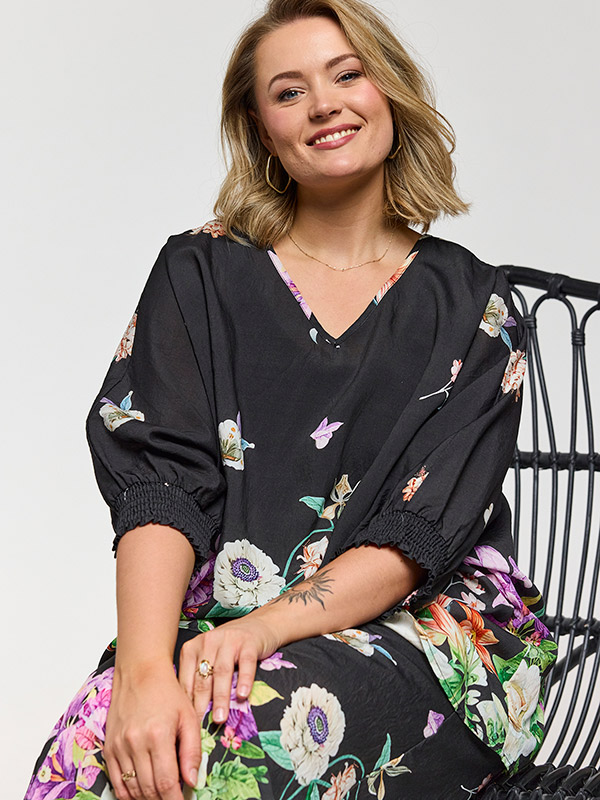 GLILA - Plus Size Bluse fra Gozzip