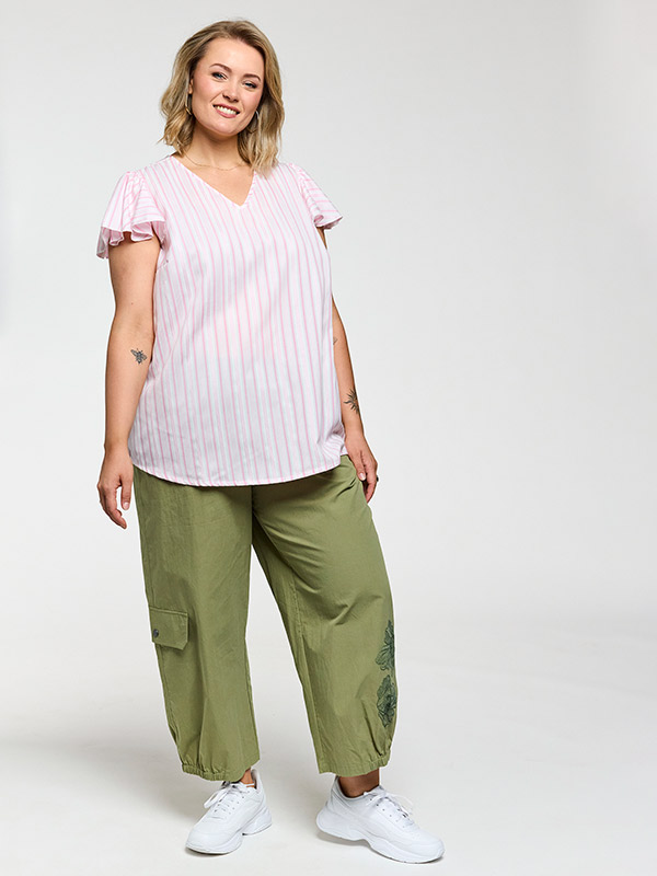 GKETTI - Plus Size Bluse fra Gozzip