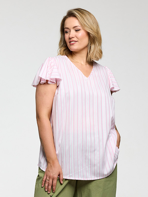 GKETTI - Plus Size Bluse fra Gozzip