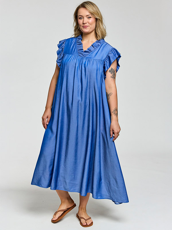 GGRETA - Plus Size Kjole fra Gozzip