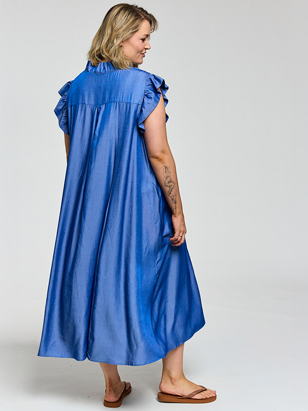 GGRETA - Plus Size Kjole fra Gozzip