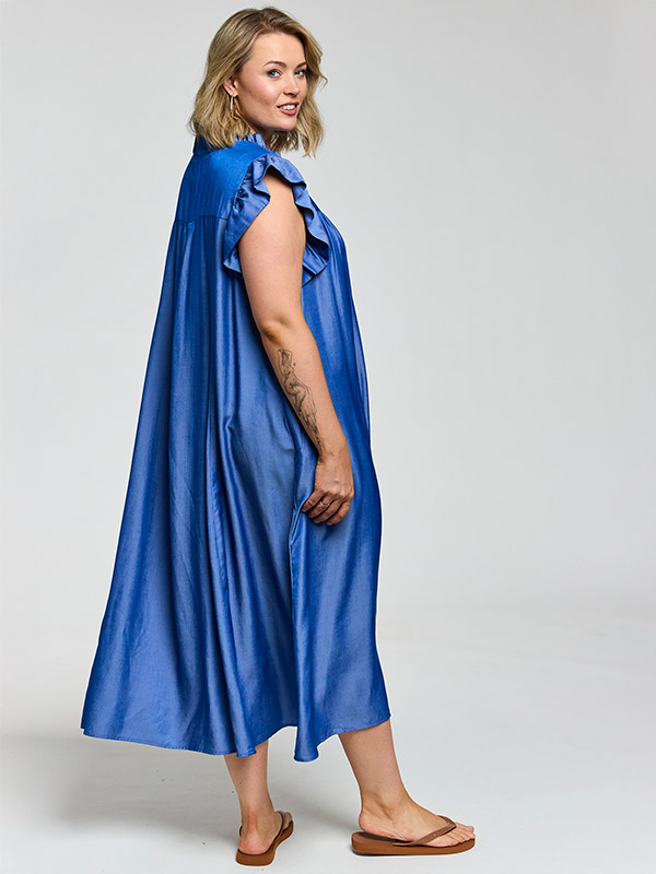 GGRETA - Plus Size Kjole fra Gozzip