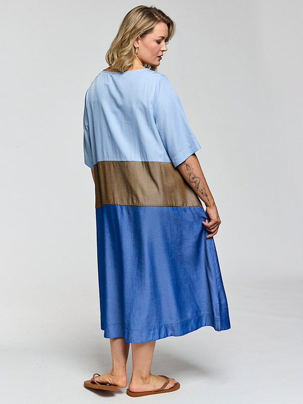 GBENTE - Plus Size Kjole fra Gozzip