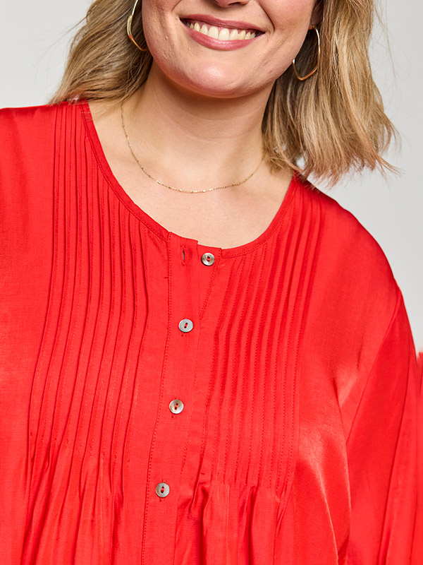 GJOHANNE - Plus Size Tunika fra Gozzip