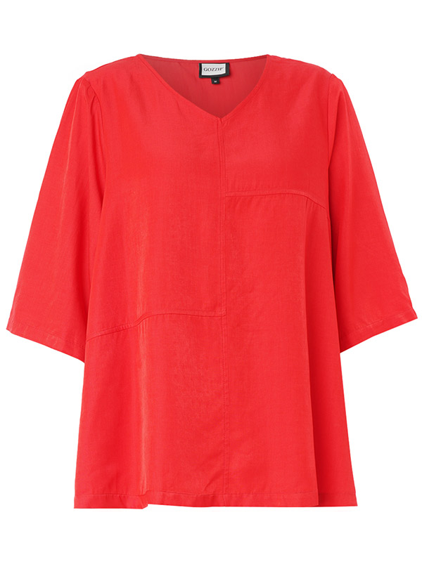 GKYRA - Plus Size Bluse fra Gozzip